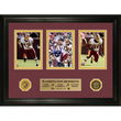 Washington Redskins Trio" Photomint w/ 2 24KT Gold Minted Coins"