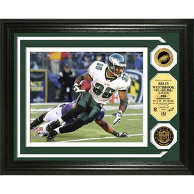 Brian Westbrook 24KT Gold Coin Photo Mintbrian 