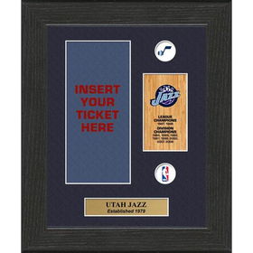 Utah Jazz NBA Framed Ticket Displaysutah 