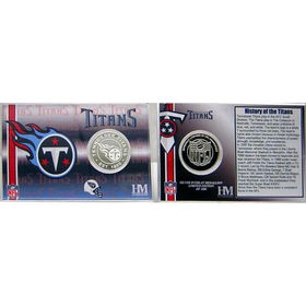 Tennessee Titans Team History Coin Cardtennessee 
