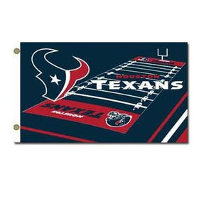 Houston Texans NFL Field Design 3'x5' Banner Flaghouston 