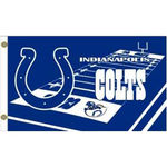 Indianapolis Colts NFL Field Design 3'x5' Banner Flag