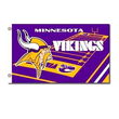 Minnesota Vikings NFL Field Design 3'x5' Banner Flag