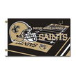 New Orleans Saints NFL Field Design 3'x5' Banner Flag