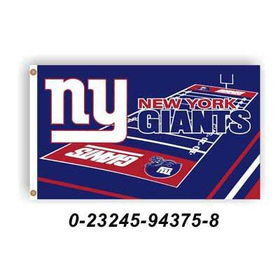 New York Giants NFL Field Design 3'x5' Banner Flagyork 