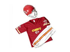 Kansas City Chiefs Youth NFL Team Helmet and Uniform Set  (Small)kansas 