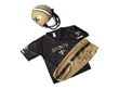 New Orleans St.s Youth NFL Team Helmet and Uniform Set  (Small)