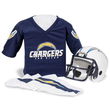 San Diego Chargers Youth NFL Team Helmet and Uniform Set  (Medium)
