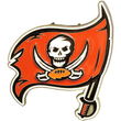 Tampa Bay Buccaneers NFL Pewter Logo Trailer Hitch Cover