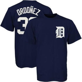 Magglio Ordonez (Detroit Tigers) Youth\" Name and Number T-Shirt (Navy) (Medium)\"magglio 