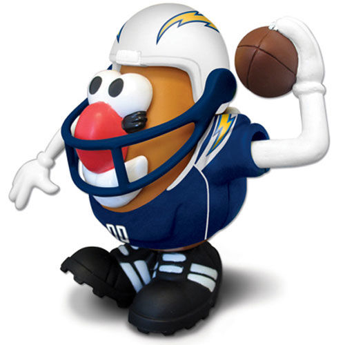 San Diego Chargers NFL Sports-Spuds Mr. Potato Head Toy