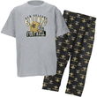 New Orleans Saints NFL Youth Short SS Tee & Printed Pant Combo Pack (Medium)