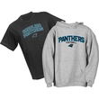 Carolina Panthers NFL Youth Belly Banded Hooded Sweatshirt and T-Shirt Combo Pack (Small)