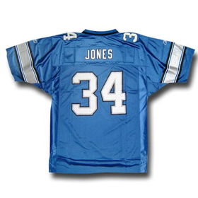 Kevin Jones #34 Detroit Lions NFL Replica Player Jersey (Team Color) (Small)kevin 
