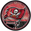 Tampa Bay Buccaneers NFL Round Wall Clock