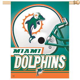 Miami Dolphins NFL Vertical Flag (27x37)miami 