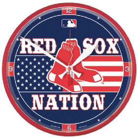 Boston Red Sox MLB Round Wall Clockboston 