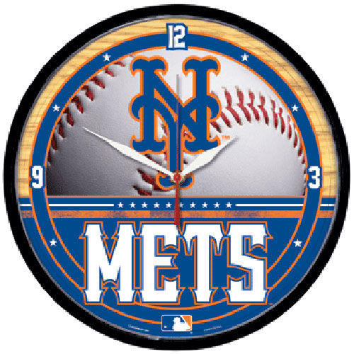 New York Mets MLB Round Wall Clockyork 
