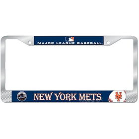 New York Mets MLB Chrome License Plate Frameyork 
