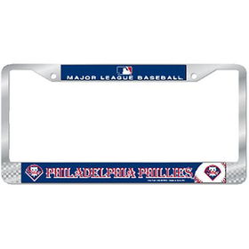 Philadelphia Phillies MLB Chrome License Plate Framephiladelphia 